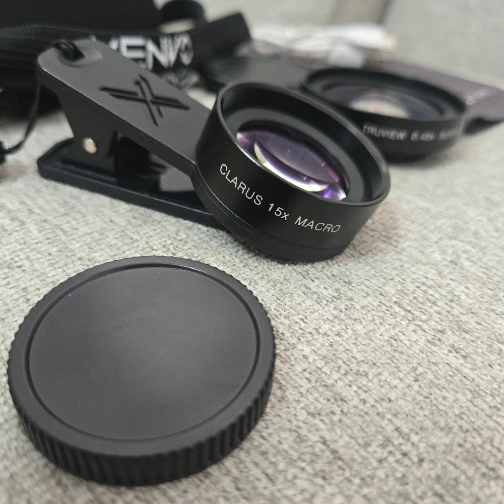 Xenvo WML-45 Smartphone Pro Lens Kit with Macro Lens and Wide Angle Lens No LED